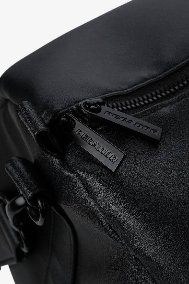 Pegador Strahan Logo Faux Leather Weekender Black Räumungsverkauf