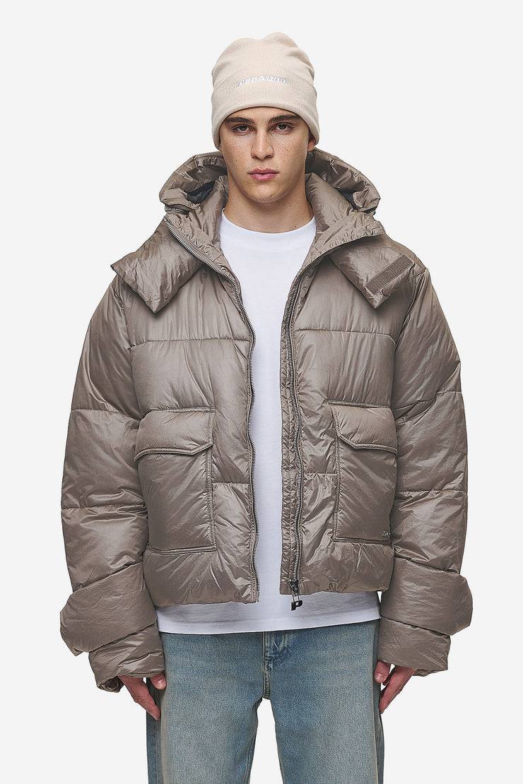 Pegador Garrick Vintage Oversized Puffer Jacket Light Brown Sonderangebote