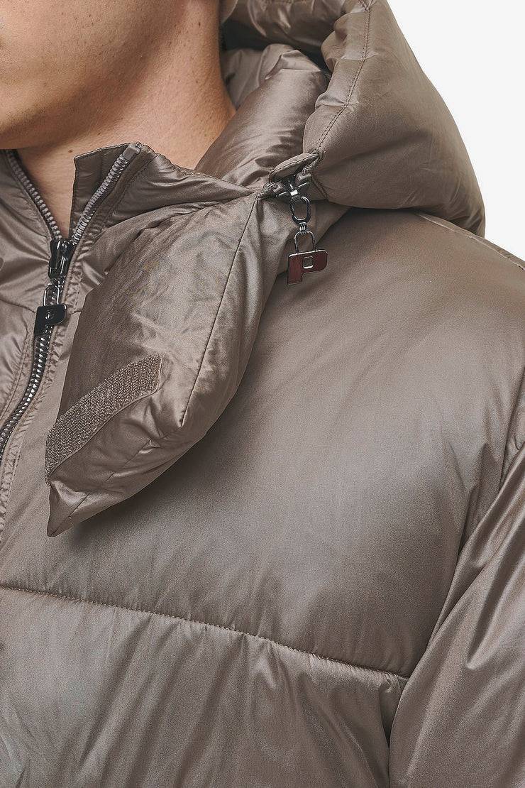 Pegador Garrick Vintage Oversized Puffer Jacket Light Brown Sonderangebote