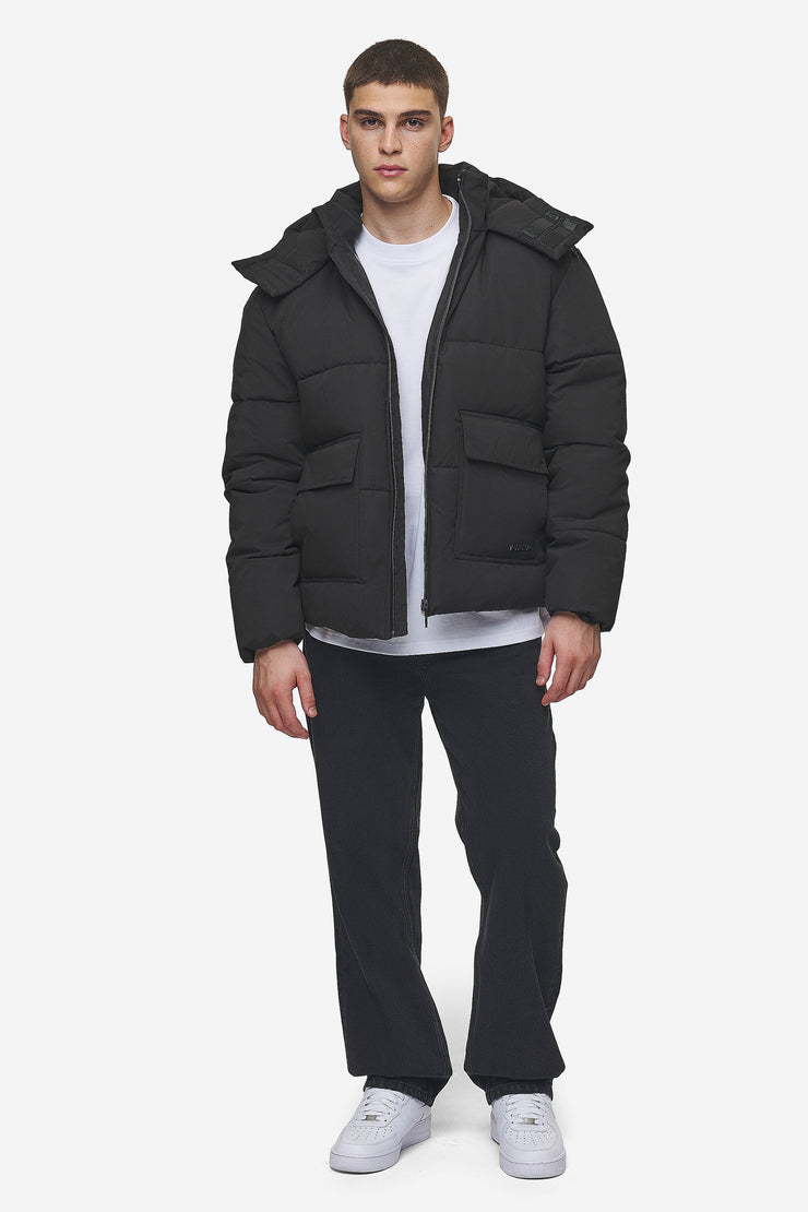 Pegador Carvel Water-Reactive Logo Puffer Jacket Black VIP-Rabatte