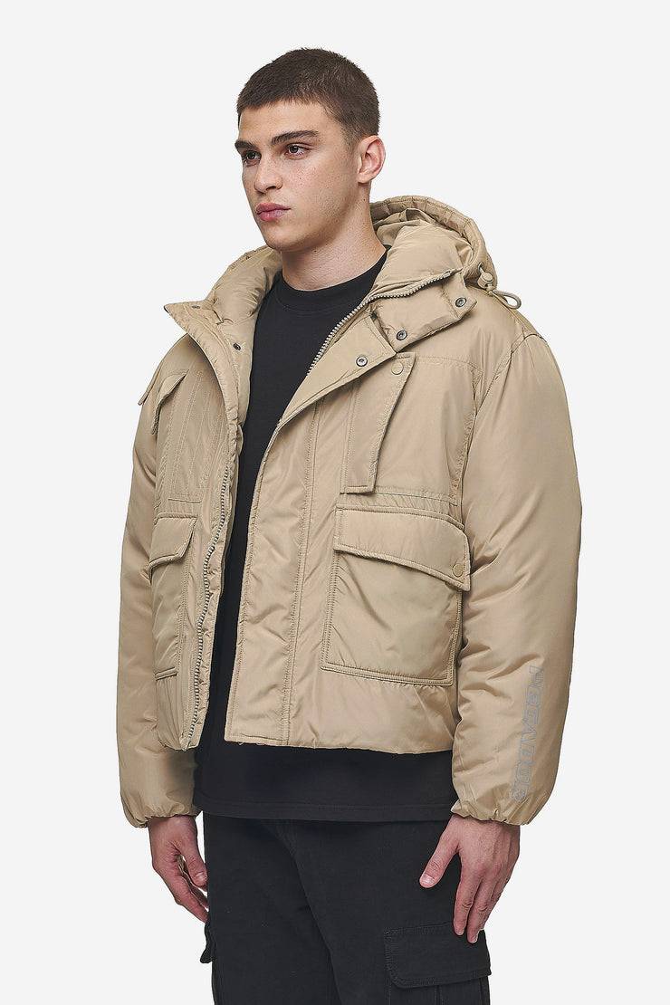 Pegador Jean Utility Puffer Jacket Sand Tiefpreis