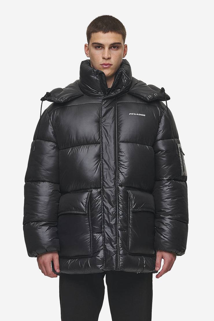 Pegador Conell Puffer Parka Black Kostenlose Rückgabe