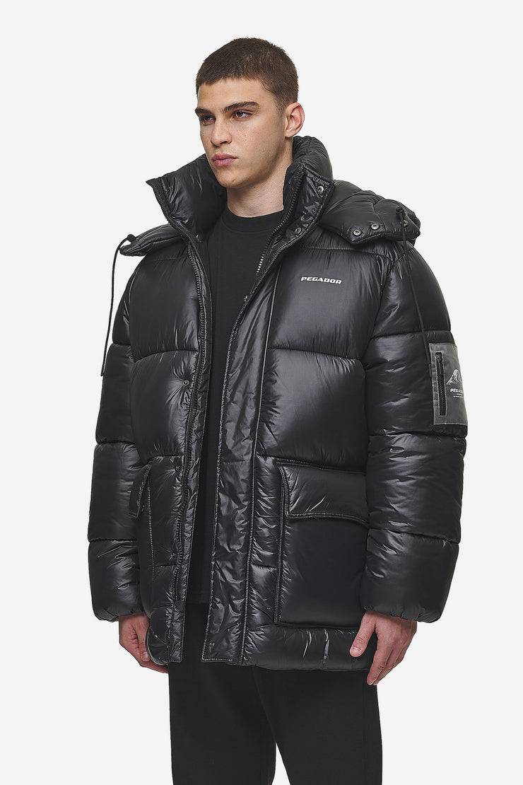 Pegador Conell Puffer Parka Black Kostenlose Rückgabe