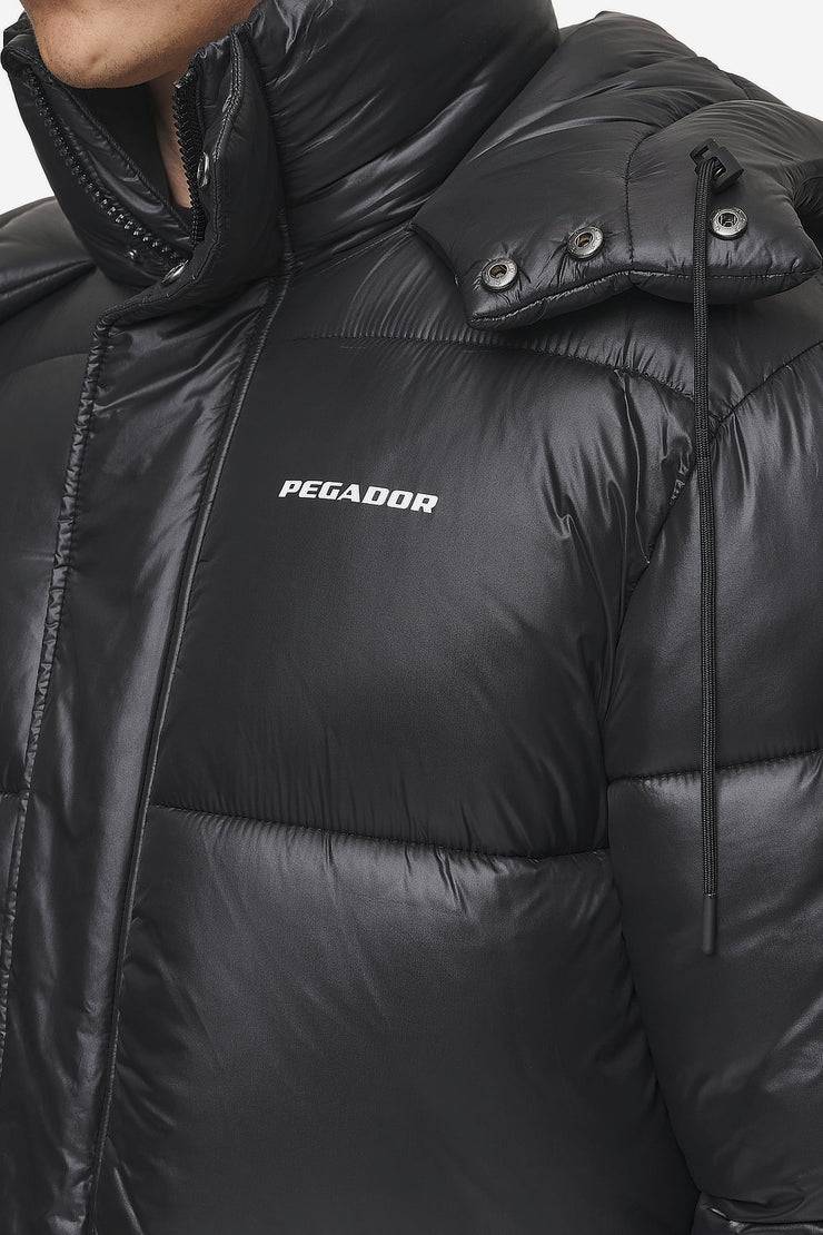 Pegador Conell Puffer Parka Black Kostenlose Rückgabe