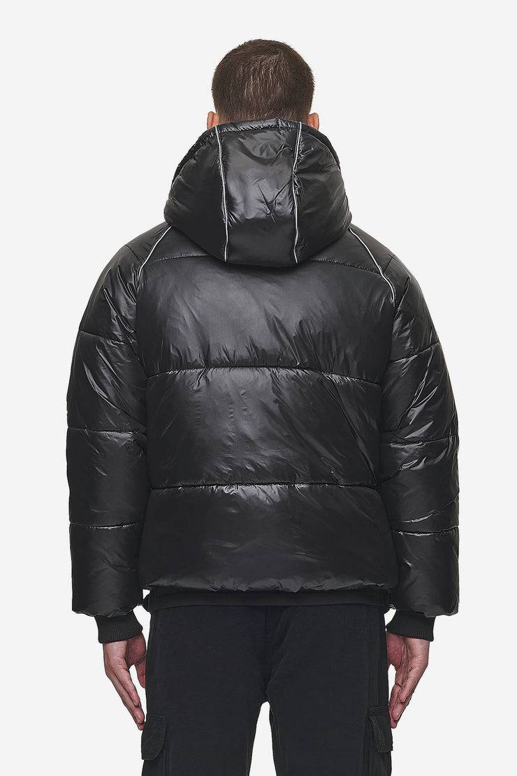 Pegador Toby Raglan Puffer Jacket Black Letzte 3 Tage