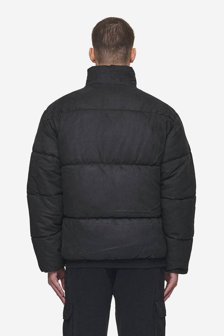 Pegador Sidan Velour Puffer Jacket Black Zeitbegrenzte Promotion