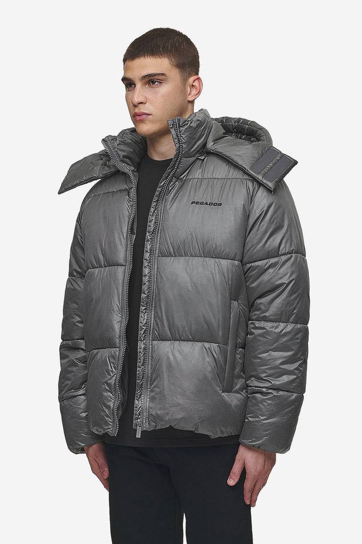 Pegador Marten Vintage Puffer Jacket Anthracite Bis zu 50% Rabatt
