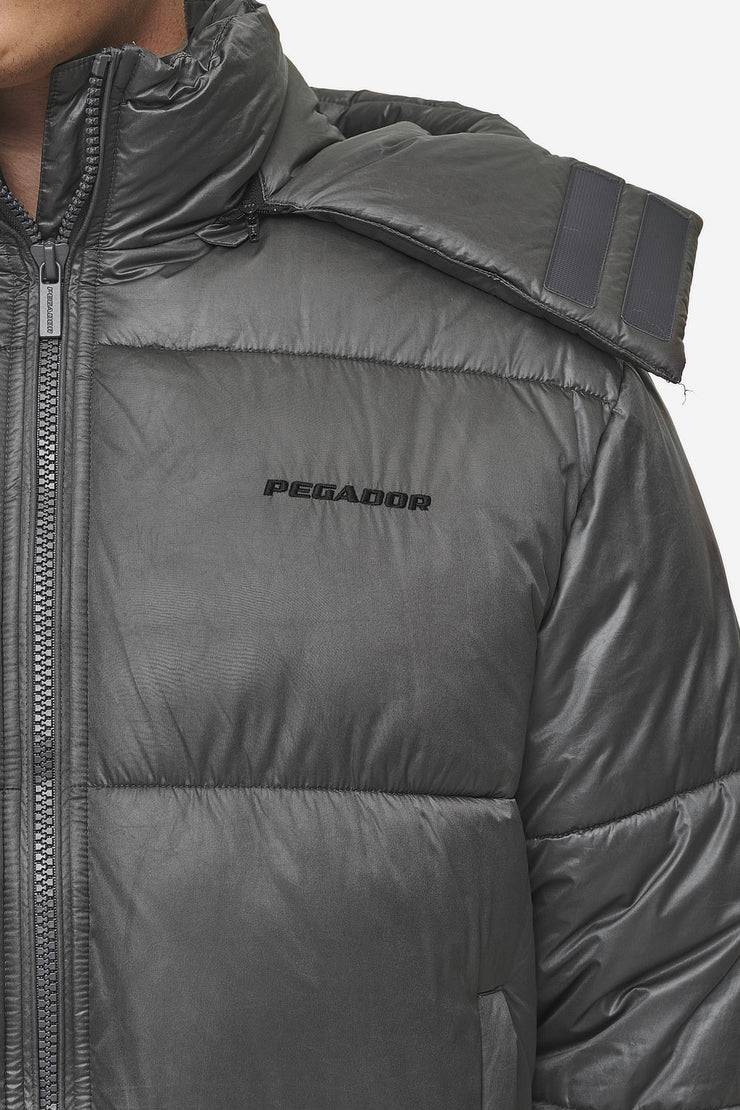 Pegador Marten Vintage Puffer Jacket Anthracite Bis zu 50% Rabatt