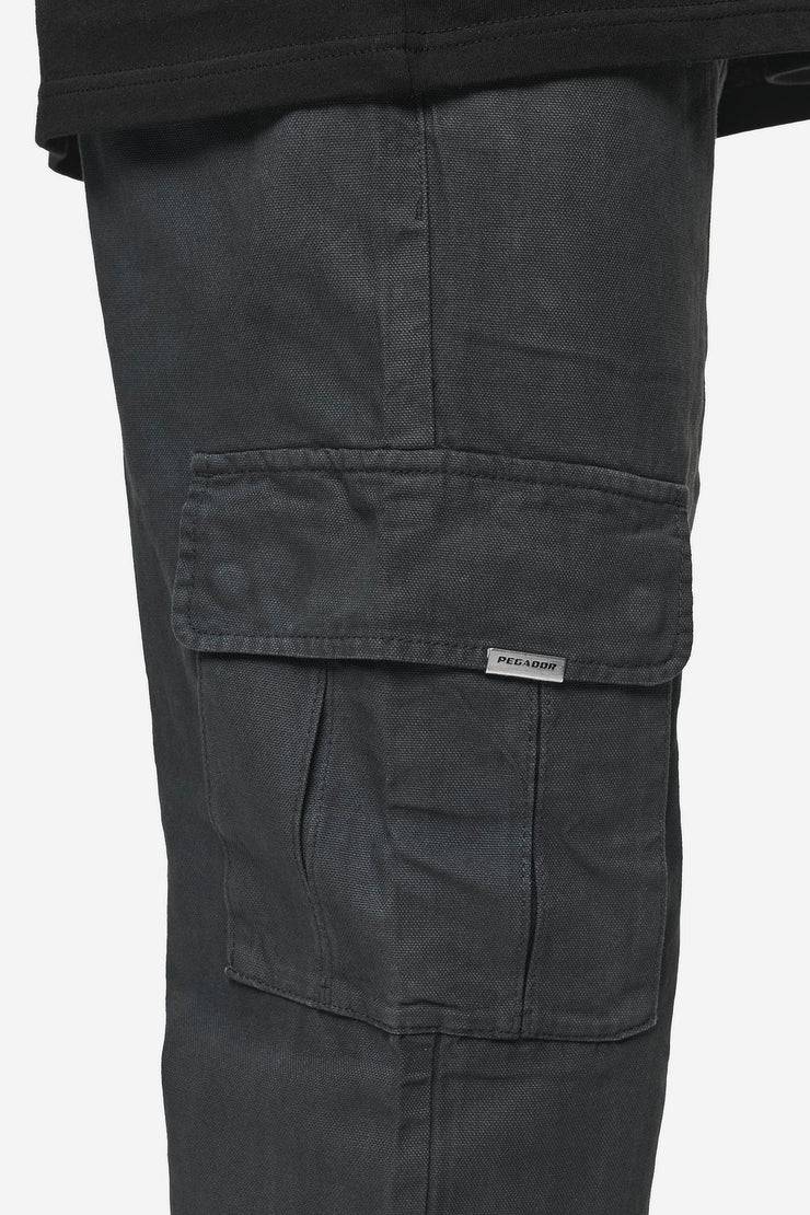 Pegador Waymir Cargo Pants Dark Grey Super Rabatt