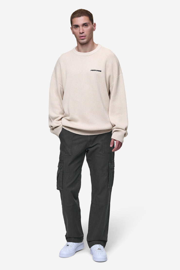 Pegador Risley Cargo Pants Dark Grey Im Verkauf
