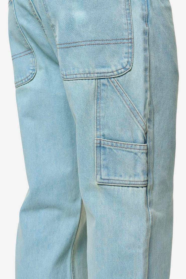 Pegador Daule Baggy Workwear Jeans Sand Washed Blue Auslauf