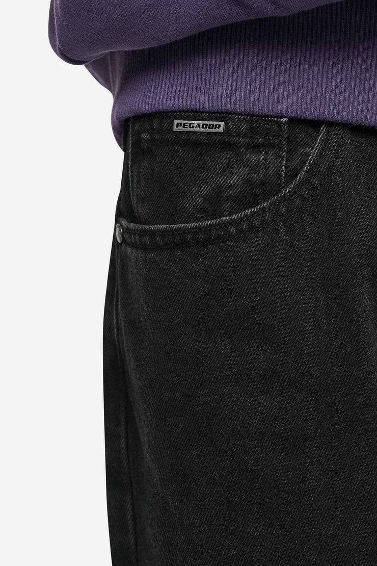 Pegador Baures Straight Jeans Washed Black im Angebot