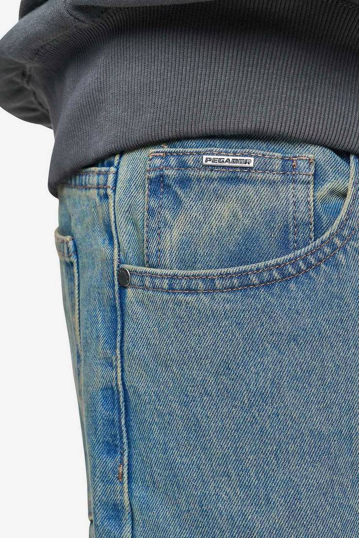 Pegador Baures Straight Jeans Washed Vintage Blue Fabrikverkauf