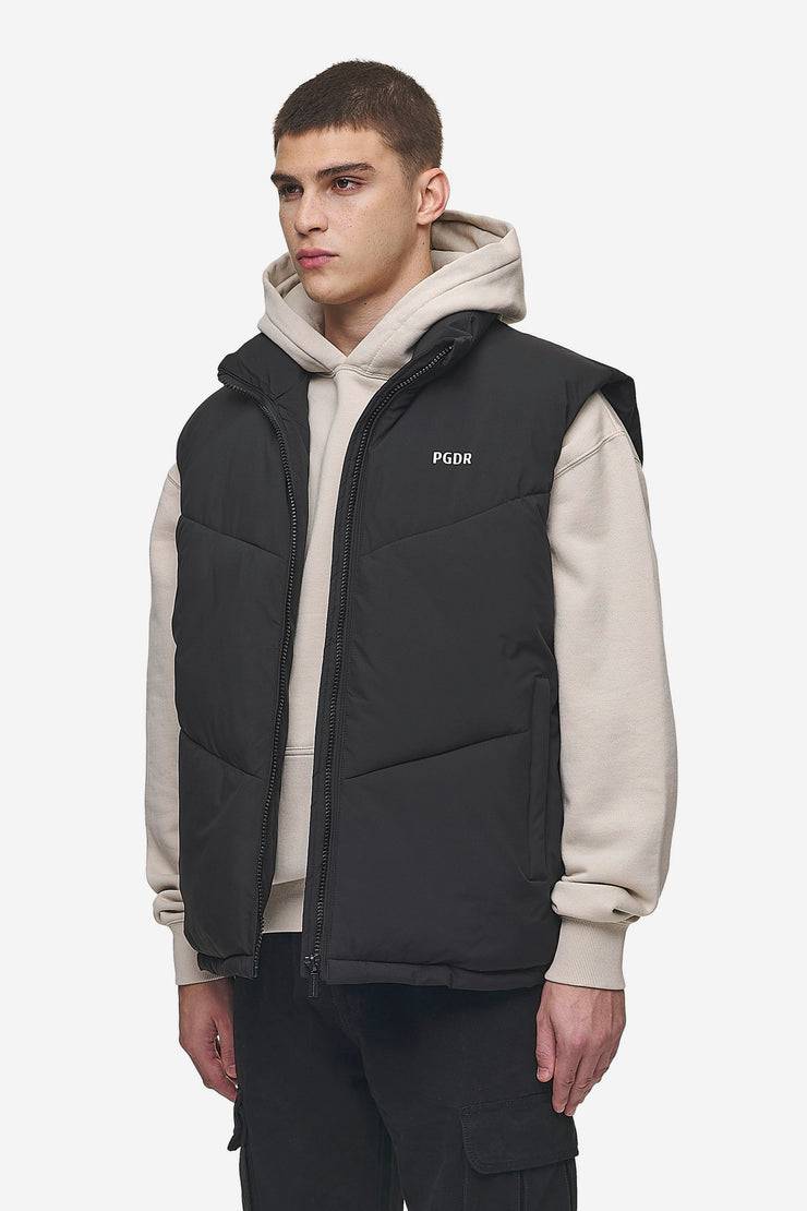 Pegador Leddy Oversized Puffer Vest Black Fabrik Onlineshop