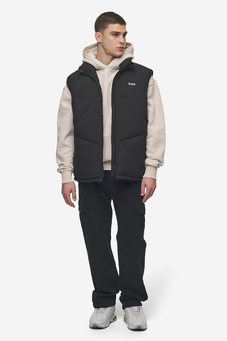 Pegador Leddy Oversized Puffer Vest Black Fabrik Onlineshop