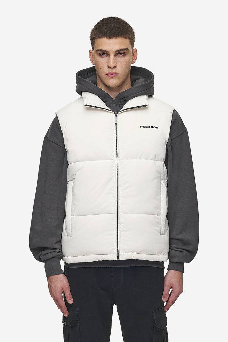 Pegador Landin Puffer Vest Bone White Fabrikpreis
