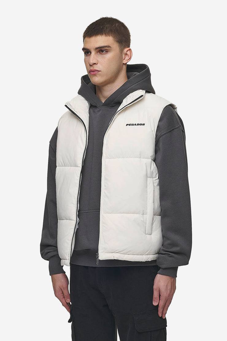 Pegador Landin Puffer Vest Bone White Fabrikpreis