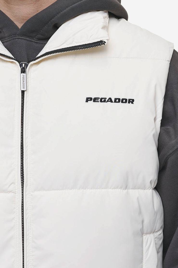 Pegador Landin Puffer Vest Bone White Fabrikpreis