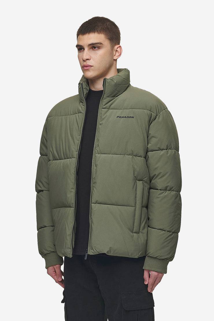 Pegador Solin Puffer Jacket Mud Olive Flash Sale