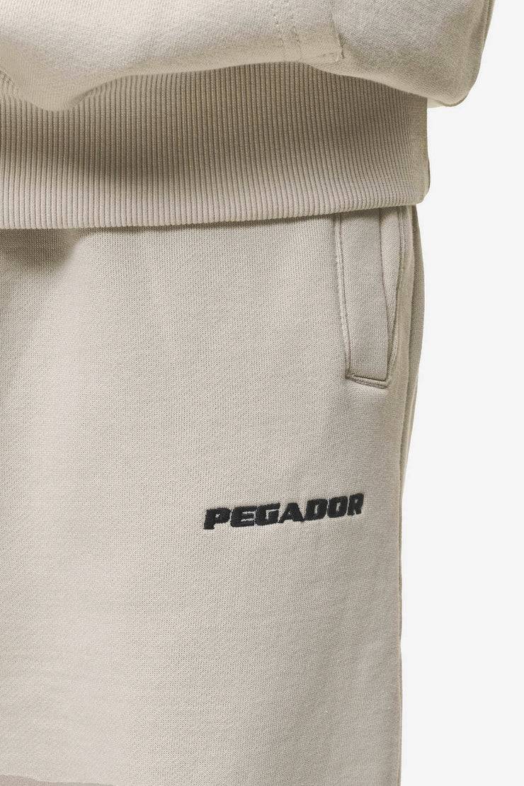 Pegador Logo Heavy Sweat Jogger Washed Light Beige Black Friday