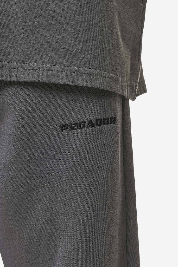 Pegador Logo Wide Sweat Pants Washed Anthracite Osterangebot