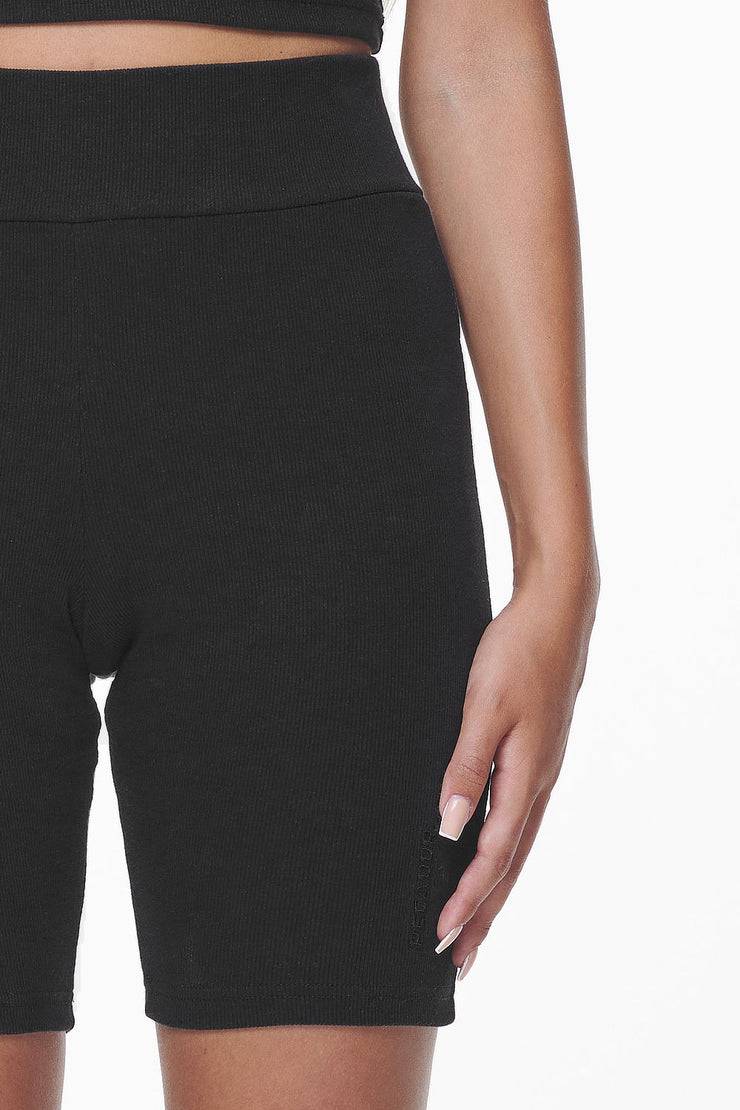 Pegador Barrie Rib Biker Shorts Black Neuheiten