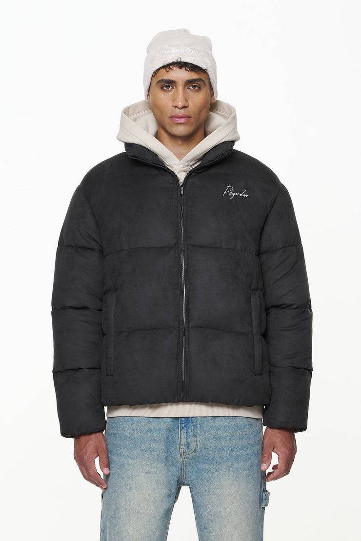 Pegador Neum Suede Puffer Jacket Black Bis zu 50% Rabatt