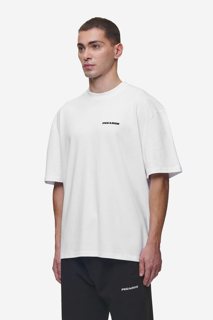 Pegador Logo Oversized Tee White Vierteljährliche Förderung