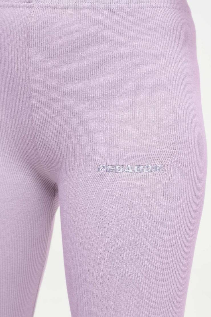 Pegador Jill Rib Leggings Vintage Washed Purple Paste Super Rabatt