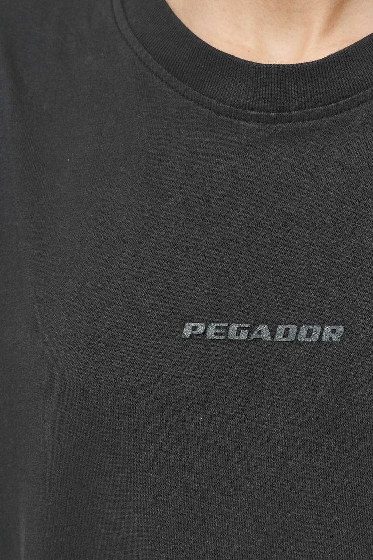 Pegador Beverly Oversized Tee Vintage Washed Iron Grey Gum Kostenloser Versand international