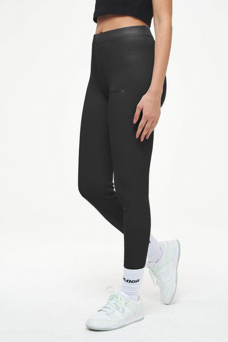 Pegador Jill Rib Leggings Vintage Washed Iron Grey Speichern exportieren
