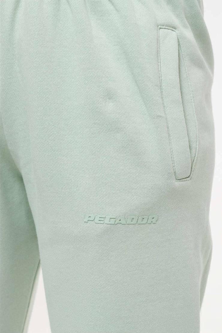 Pegador Grace High Waisted Sweat Pants Vintage Washed Milky Green Gum zollfrei