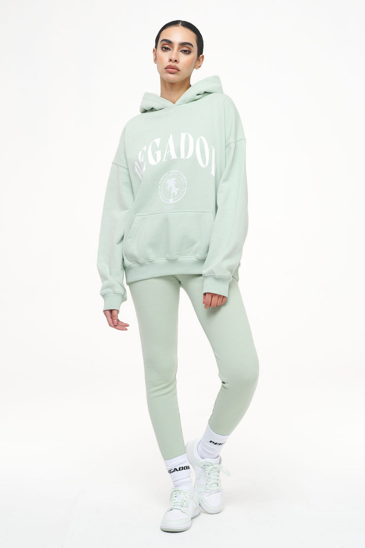 Pegador Jill Rib Leggings Vintage Washed Milky Green 50% Rabatt für begrenzte Zeit