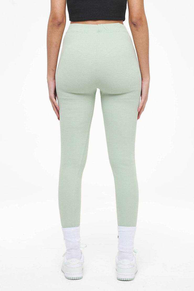 Pegador Jill Rib Leggings Vintage Washed Milky Green 50% Rabatt für begrenzte Zeit