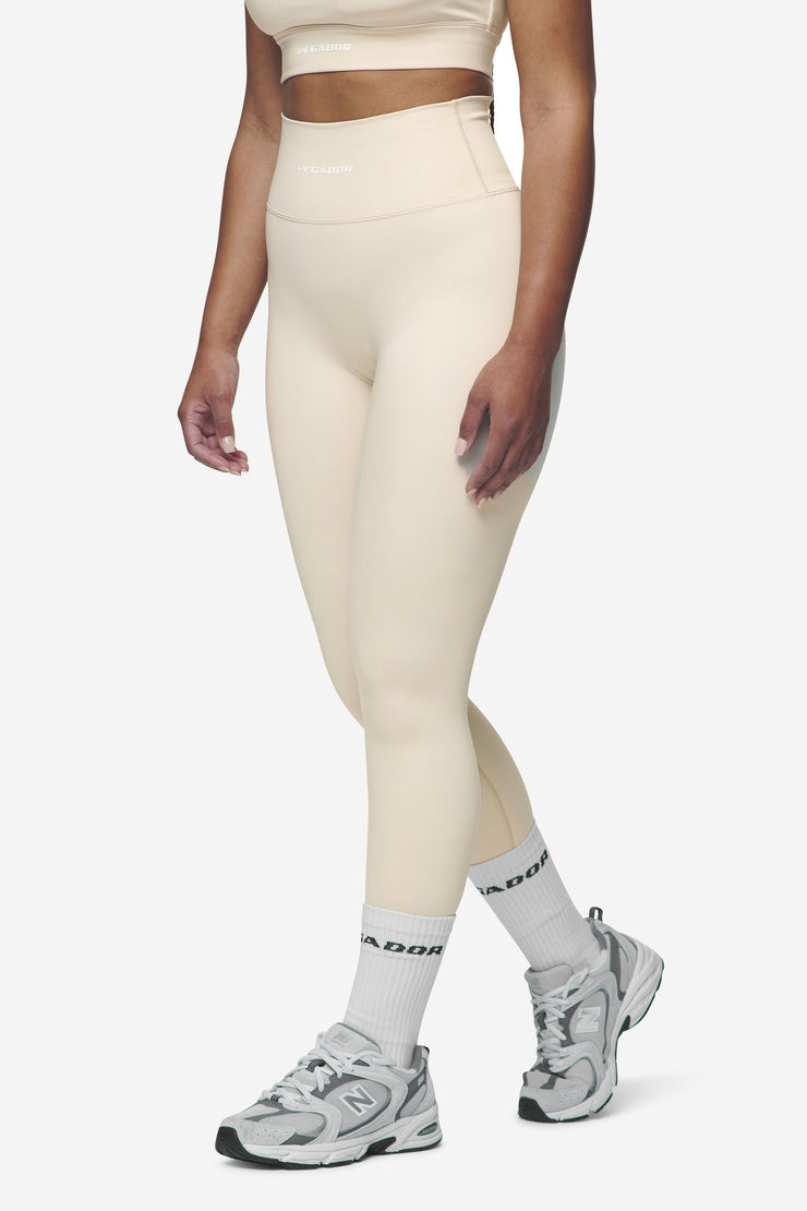 Pegador Leya Leggings Coast Sand White Rabatte dieses Monats
