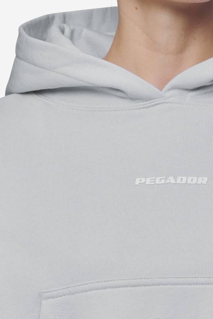 Pegador Salita Oversized Cropped Hoodie Washed Sky Grey White Gum Auslauf