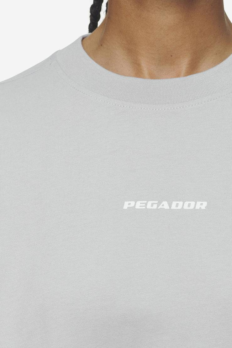 Pegador Bracy Heavy Oversized Tee Washed Sky Grey White Gum Verkauf