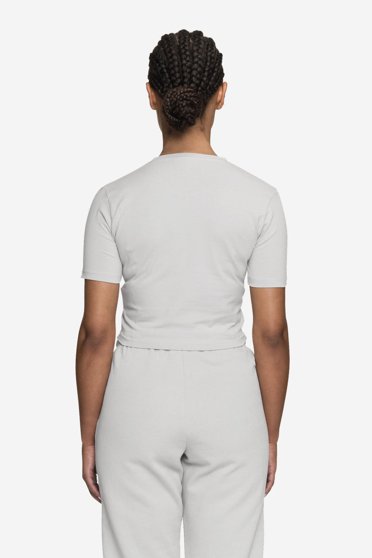 Pegador Ines Cropped Baby Tee Washed Sky Grey White Gum Angebote