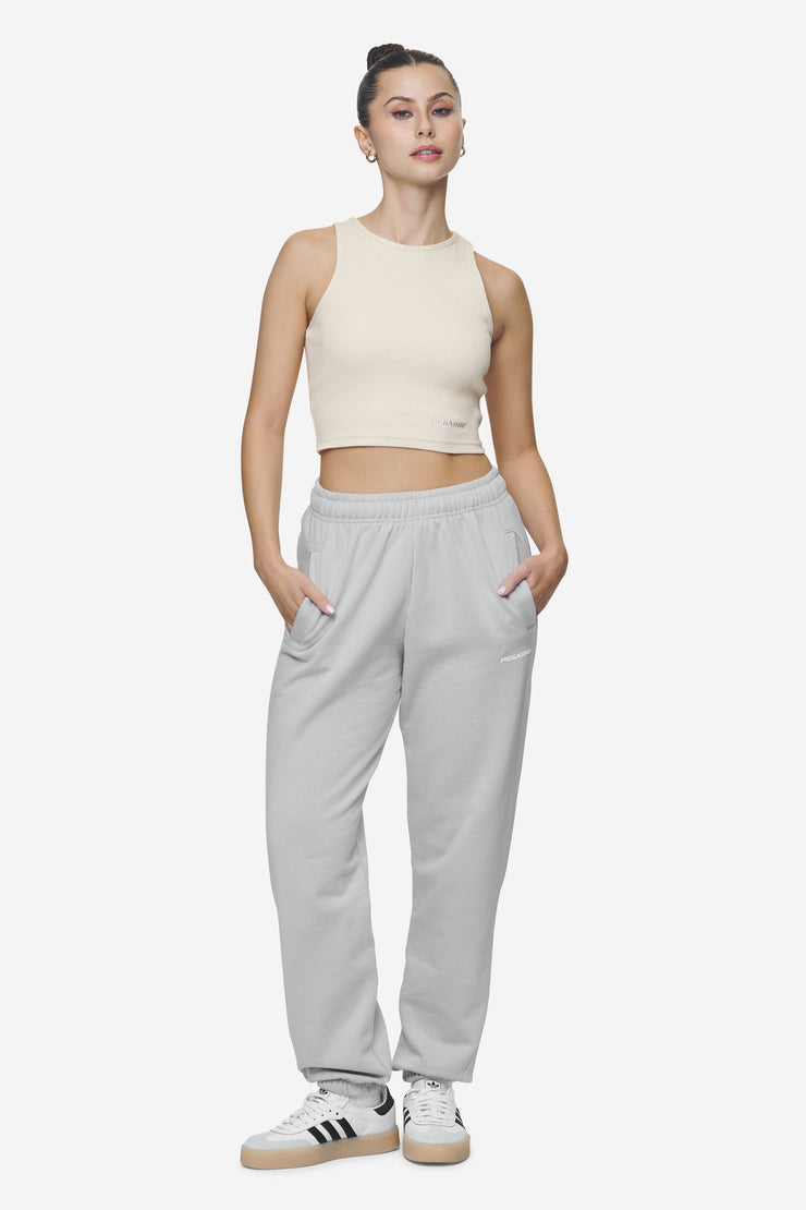 Pegador Villa High Waisted Sweat Pants Washed Sky Grey White Gum Hotsell