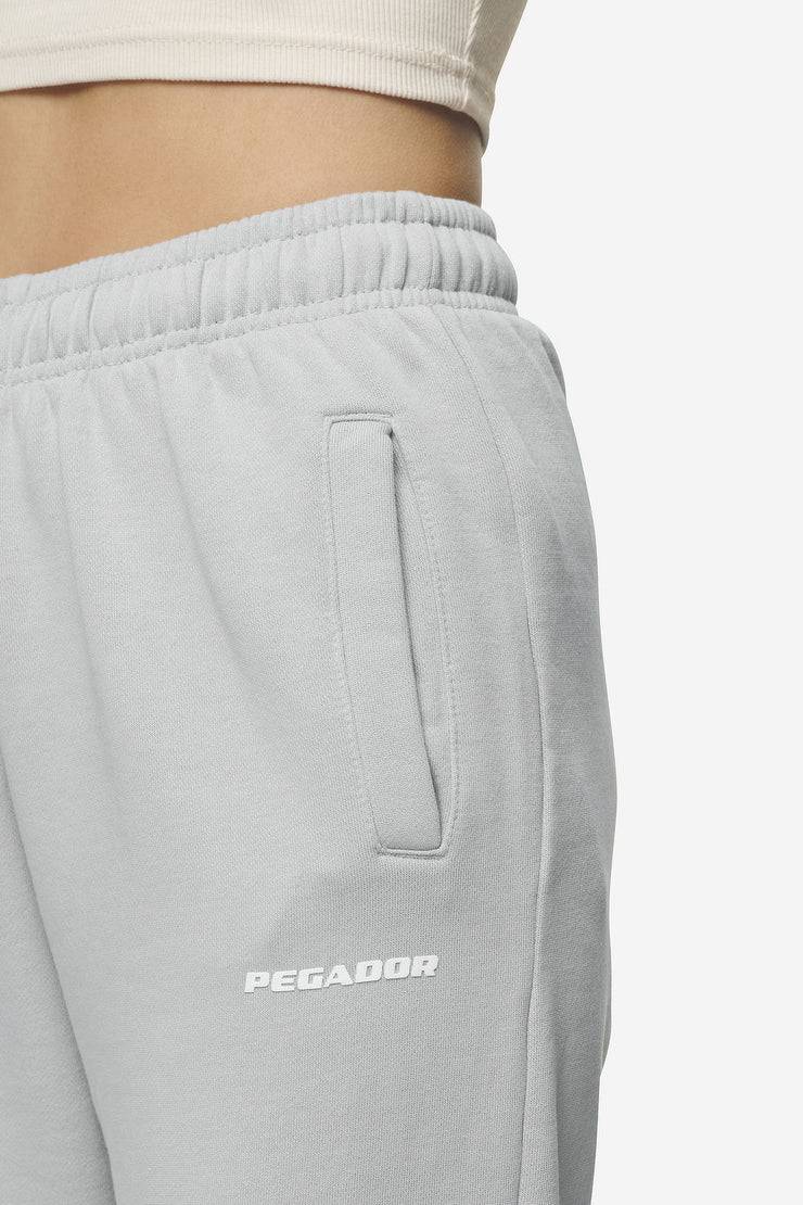 Pegador Villa High Waisted Sweat Pants Washed Sky Grey White Gum Hotsell