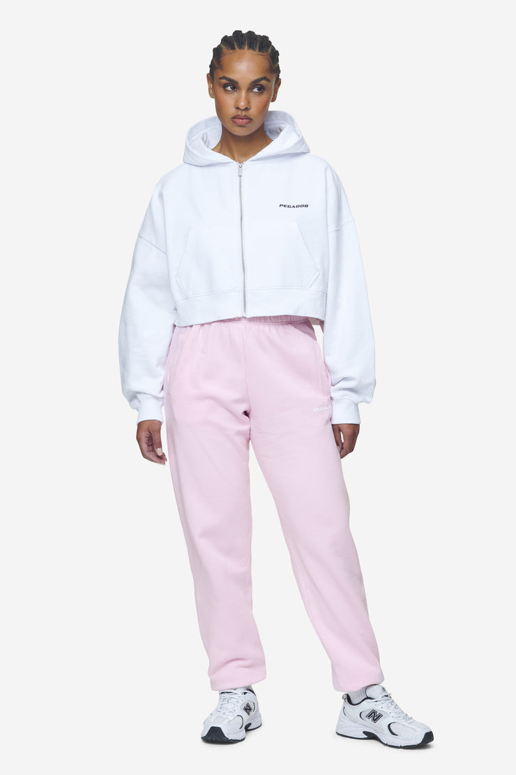 Pegador Villa High Waisted Sweat Pants Washed Bubblegum White Gum Günstiger Verkauf