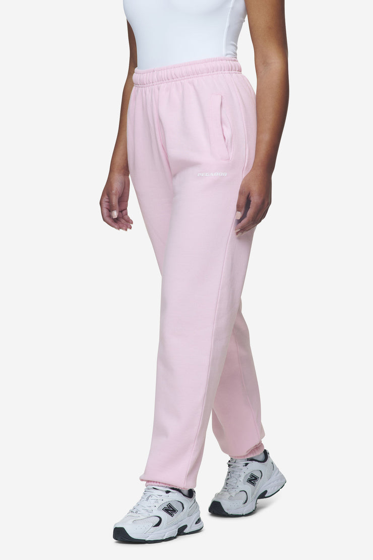 Pegador Villa High Waisted Sweat Pants Washed Bubblegum White Gum Günstiger Verkauf