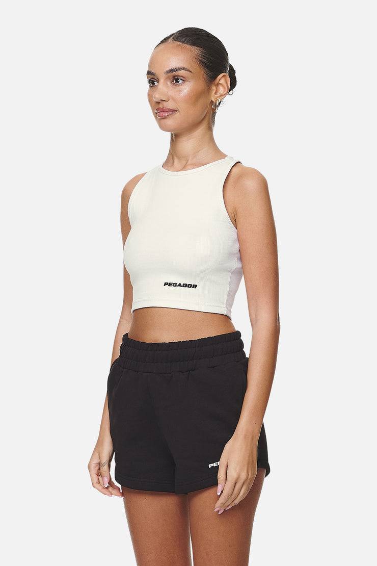 Pegador Ayla Crop Top Washed Coconut Milk Black Fabrik Onlineshop