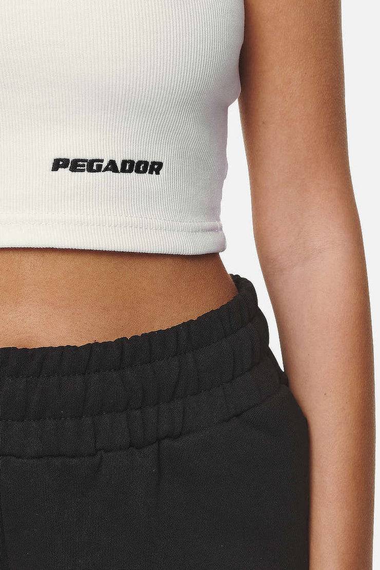 Pegador Ayla Crop Top Washed Coconut Milk Black Fabrik Onlineshop