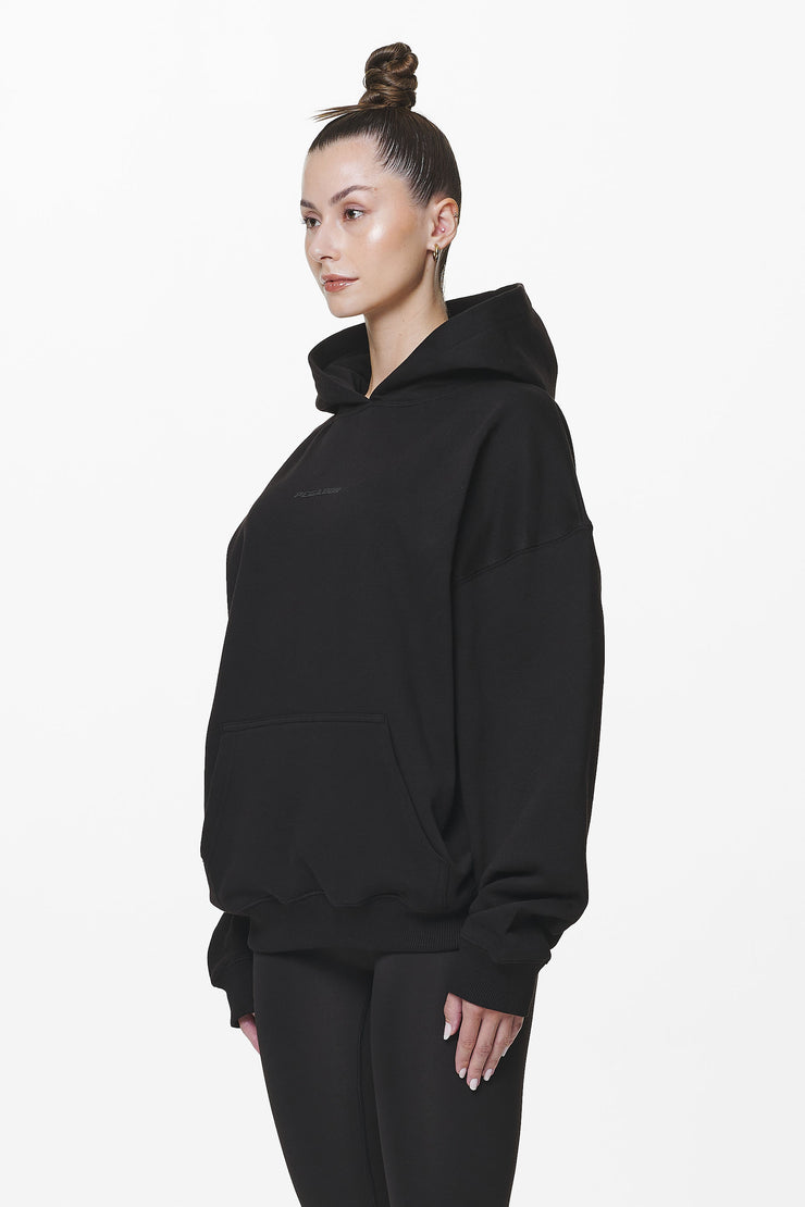 Pegador Clarita Logo Oversized Hoodie Black Gum Rabatt