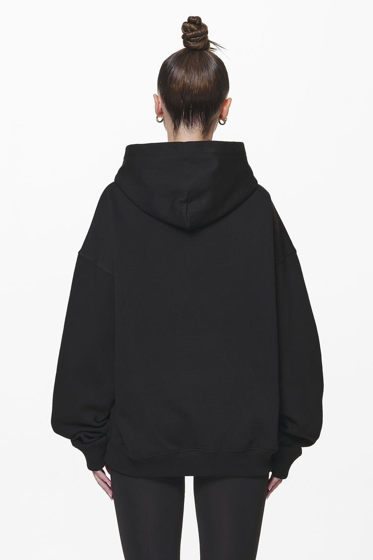 Pegador Clarita Logo Oversized Hoodie Black Gum Rabatt