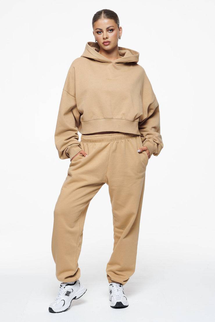 Pegador Villa High Waisted Sweat Pants Vintage Washed Espresso Gum Bis zu 55% Rabatt