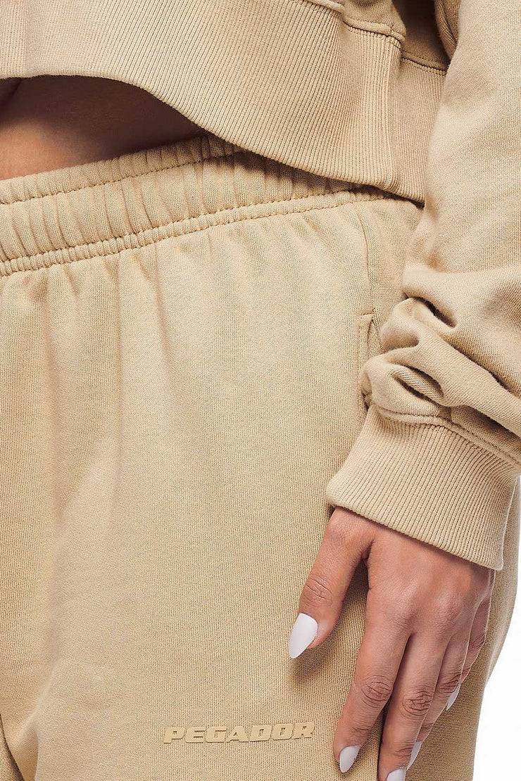 Pegador Villa High Waisted Sweat Pants Vintage Washed Espresso Gum Bis zu 55% Rabatt
