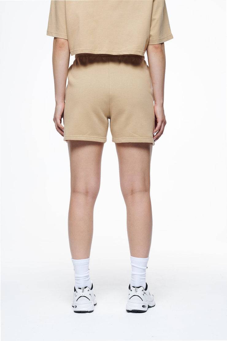 Pegador Umbria High Waisted Shorts Vintage Washed Espresso Gum Discount Store für neue Produkte
