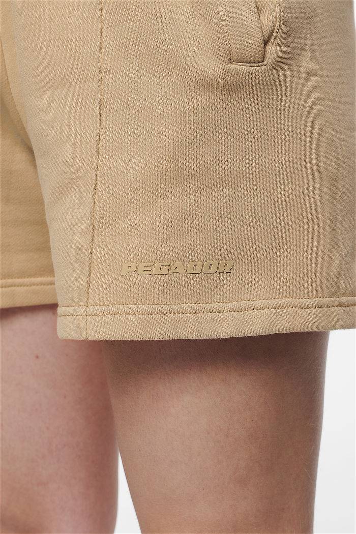 Pegador Umbria High Waisted Shorts Vintage Washed Espresso Gum Discount Store für neue Produkte